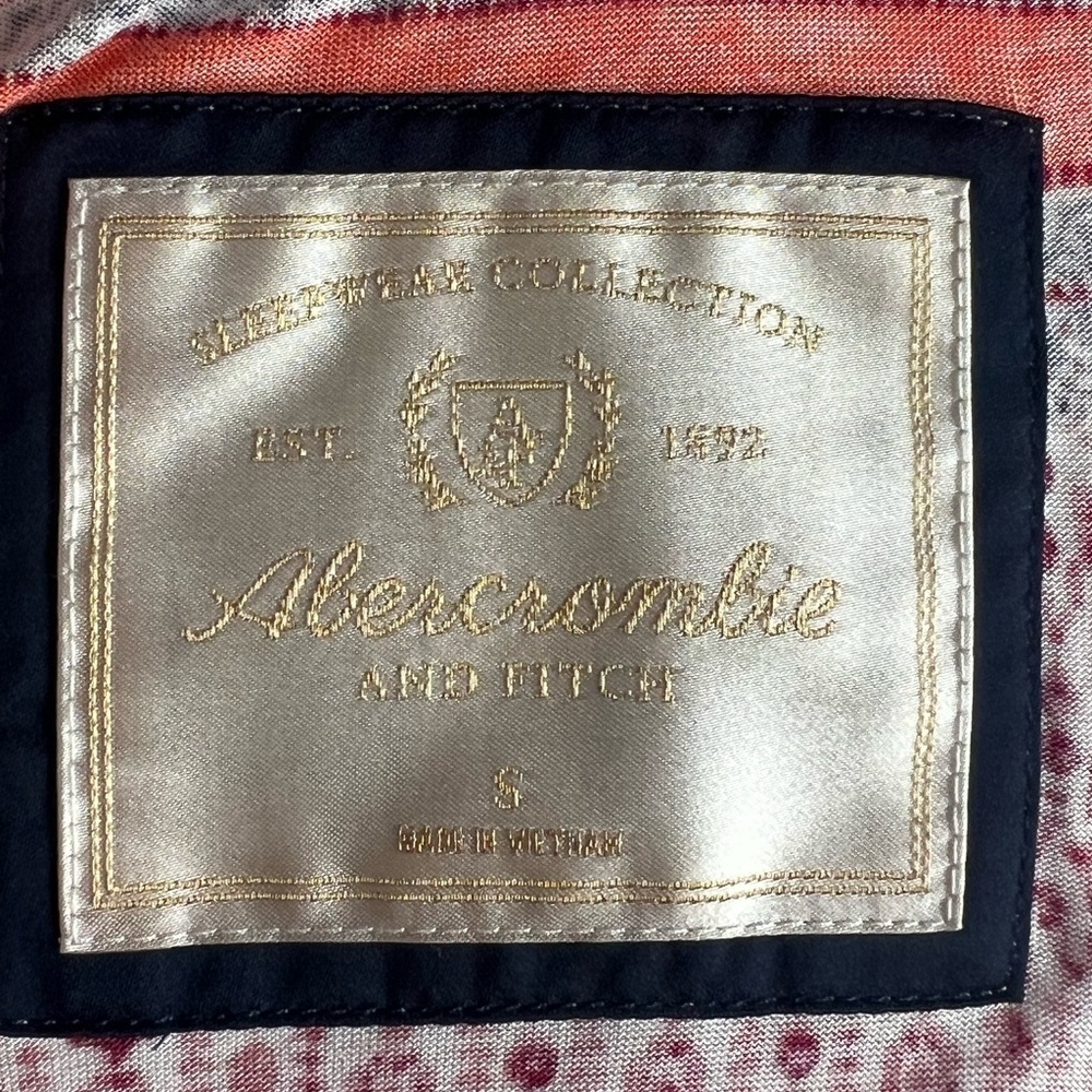 NWT Abercrombie & Fitch Sleepwear Collection Paisley Floral Lace Romper Size S - Picture 6 of 7